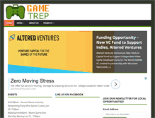 Tablet Screenshot of gametrep.com